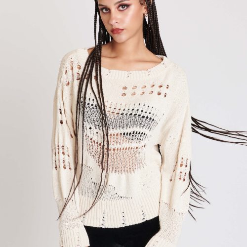 DISTRESSED IVORY SWEATER 3 a2af8522 98b0 4699 8e80 379dca09669f