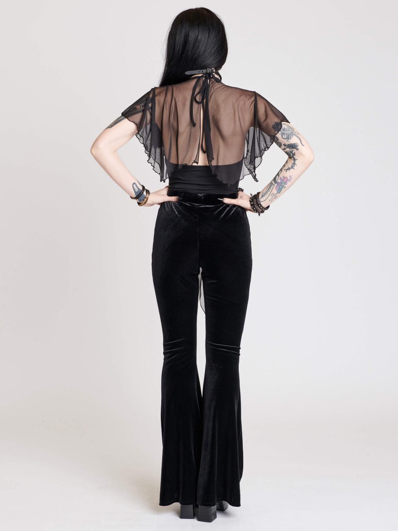 MESH FLUTTER SLEEVE BODYSUIT 6