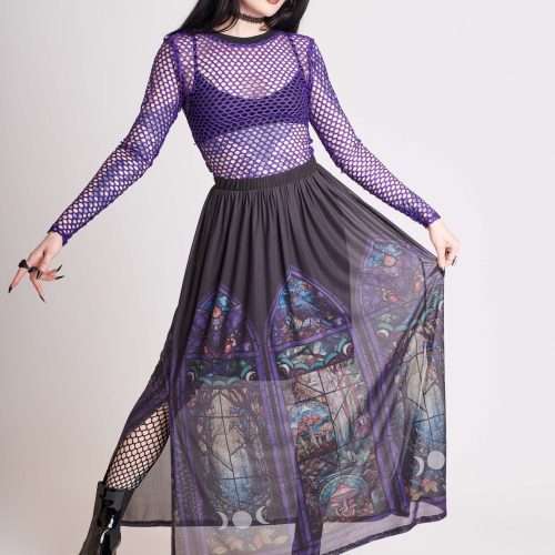 STAINED GLASS MAXI SKIRT 1