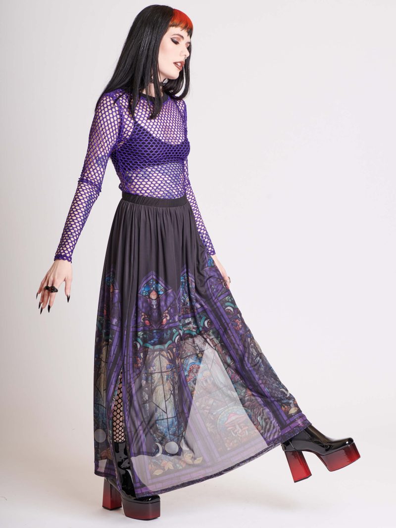 STAINED GLASS MAXI SKIRT 3