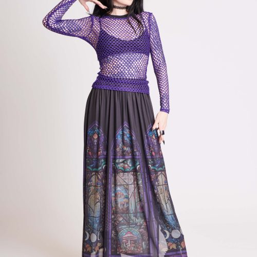 STAINED GLASS MAXI SKIRT 4