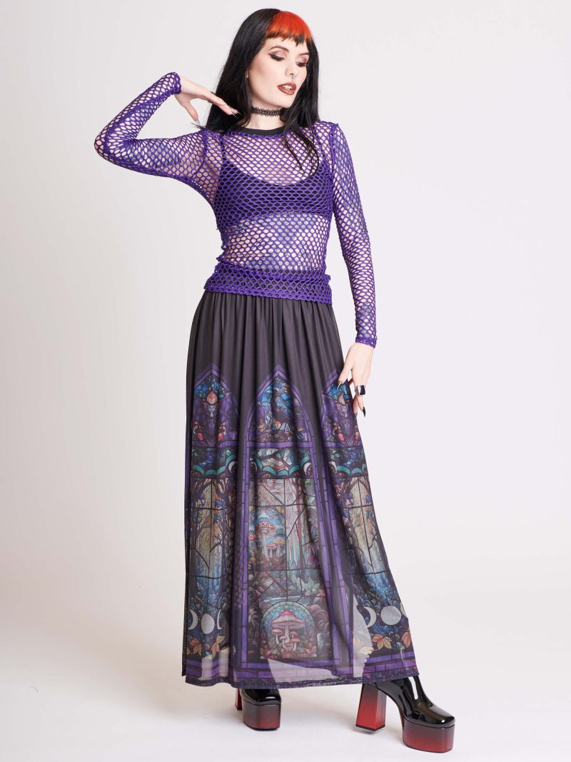 STAINED GLASS MAXI SKIRT 4