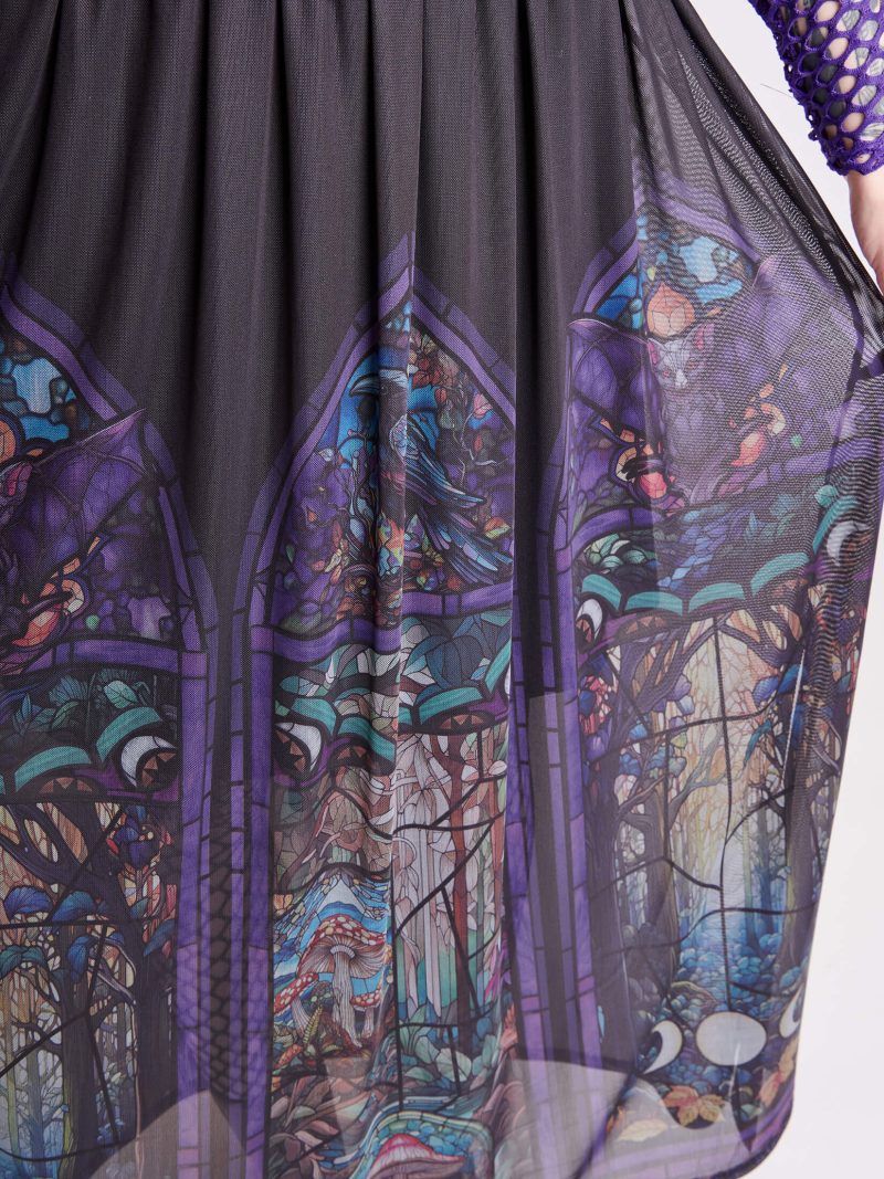 STAINED GLASS MAXI SKIRT 5