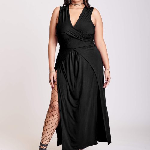 TwistfrontdressBlackplus1