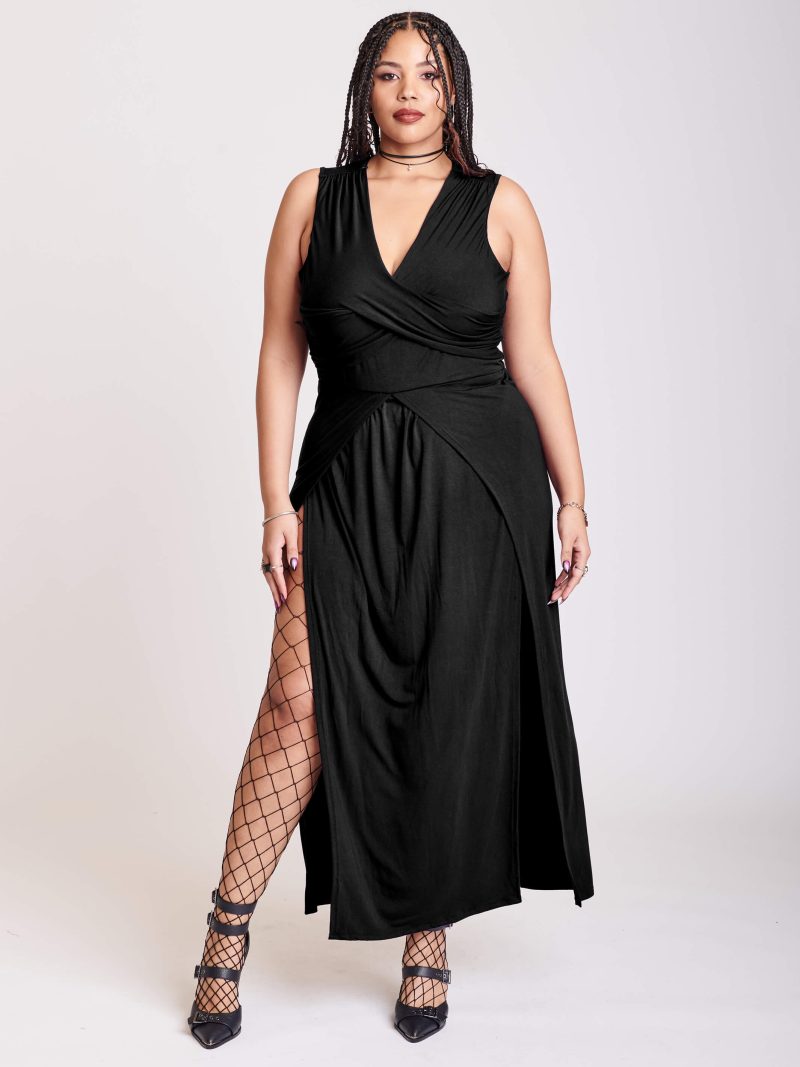 TwistfrontdressBlackplus1