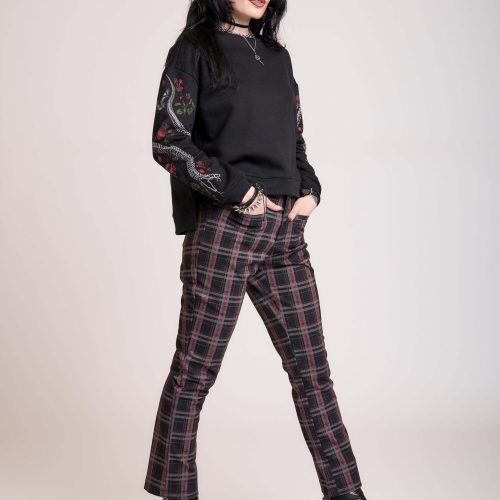 Vintageplaidcroppedtrousers2